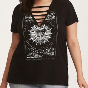 Torrid Bad Luck Ladder Front Tee